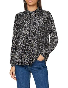 ONLY Damska koszulka Onlnew Mallory L/S AOP WVN Noos, Night Sky/Aop:anne Ditsy Flower, 34 - Koszulki i topy damskie - miniaturka - grafika 1
