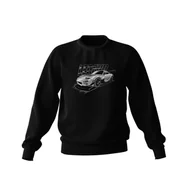 Odzież do sportów motorowych - Czarna bluza Mazda RX-7 LEGEND JDM-S - miniaturka - grafika 1