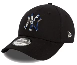 Czapka z daszkiem NEW ERA NYY MLB Seasonal Infill 9FORTY czarna - Czapki damskie - miniaturka - grafika 1