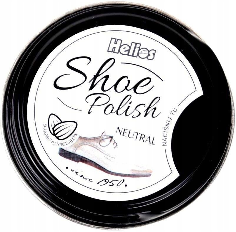 G10-27 BEZBARWNA PASTA DO BUTÓW W PUSZCZE HELIOS SHOE POLISH KREM WOSK 40ml