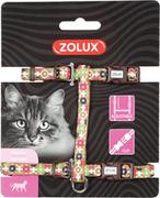 Szelki dla kotów - Zolux Szelki nylon regulowane Arrow kolor brązowy - miniaturka - grafika 1