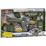 Zabawki militarne - Zestaw wojskowy z pistoletem na baterie Trifox - miniaturka - grafika 1