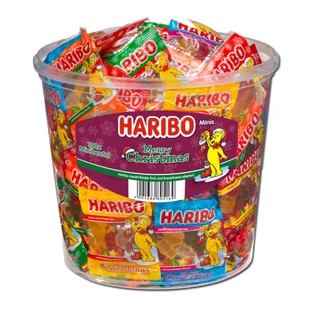 Żelki HARIBO Merry Christmas Minibeutel 100 szt , 1 kg - Żelki - miniaturka - grafika 1
