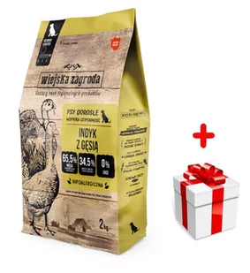 Wiejska zagroda indyk z gęsią 2kg - Sucha karma dla psów - miniaturka - grafika 3