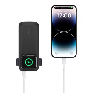BELKIN POWERBANK 10000MAH WITH APPLEWATCH DOCK BLK - Powerbanki - miniaturka - grafika 3