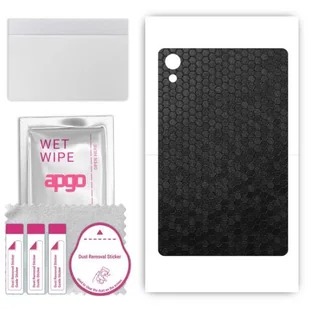 folia naklejka skórka strukturalna na TYŁ do Samsung Galaxy Tab S9 - Plaster Miodu Czarny - apgo SKINS - Akcesoria do tabletów i e-booków folia naklejka skórka strukturalna na TYŁ do Samsung Galaxy Tab S9 - Plaster Miodu Czarny - apgo SKINS - Akcesoria do tabletów i e-booków - miniaturka - grafika 1