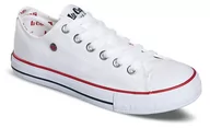 Trampki damskie - Lee Cooper, Trampki damskie, LCW-22-34-0959L, Białe, Rozmiar 39 - miniaturka - grafika 1