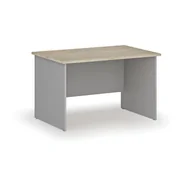 Biurka - Biurko proste PRIMO GRAY, 1200 x 800 mm, szary/dąb naturalny - miniaturka - grafika 1