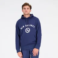 Bluzy męskie - Bluza męska New Balance MT31901NNY  granatowa - miniaturka - grafika 1