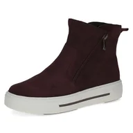 Kozaki damskie - Caprice Damskie buty 9-25451-45, modne kozaki, bordowe zamszowe, 36 EU, bordowy zamsz, 36 EU - miniaturka - grafika 1