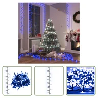 Oświetlenie świąteczne - Lampki choinkowe LED Living Store z 3000 diodami LED niebieskie 65 m PVC - miniaturka - grafika 1