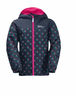 Kurtki i płaszcze dla dziewczynek - Dziecięca kurtka RAINBOW PAW JACKET K night blue/pink all over - grafika 1