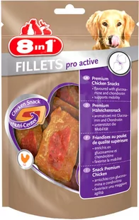 8in1 2 + 1 gratis! Przysmak 8in1 3 x 80 g Fillets Pro Active S - Przysmaki dla psów - miniaturka - grafika 1