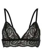 Biustonosze - Tommy Hilfiger - Damski biustonosz typu bralette, czarny - miniaturka - grafika 1