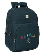 Plecaki szkolne i tornistry - Safta HARPER & NEYER Plecak szkolny dla dzieci, idealny dla dzieci w różnym wieku, wygodny i wszechstronny, jakość i wytrzymałość, 32 x 15 x 42 cm, Granatowy, M, Casual - miniaturka - grafika 1