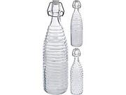 Pojemniki kuchenne - Szklana butelka z zamknięciem Stripes 1 l - miniaturka - grafika 1