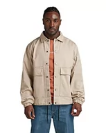 Kurtki męskie - G-STAR RAW Męska kurtka, beżowa (dk Brick C981-1214), S, beżowy (Dk Brick C981-1214), S - miniaturka - grafika 1