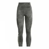 Legginsy - Damskie legginsy treningowe Under Armour Project Rock Ankl Lg Pt - zielone - miniaturka - grafika 1
