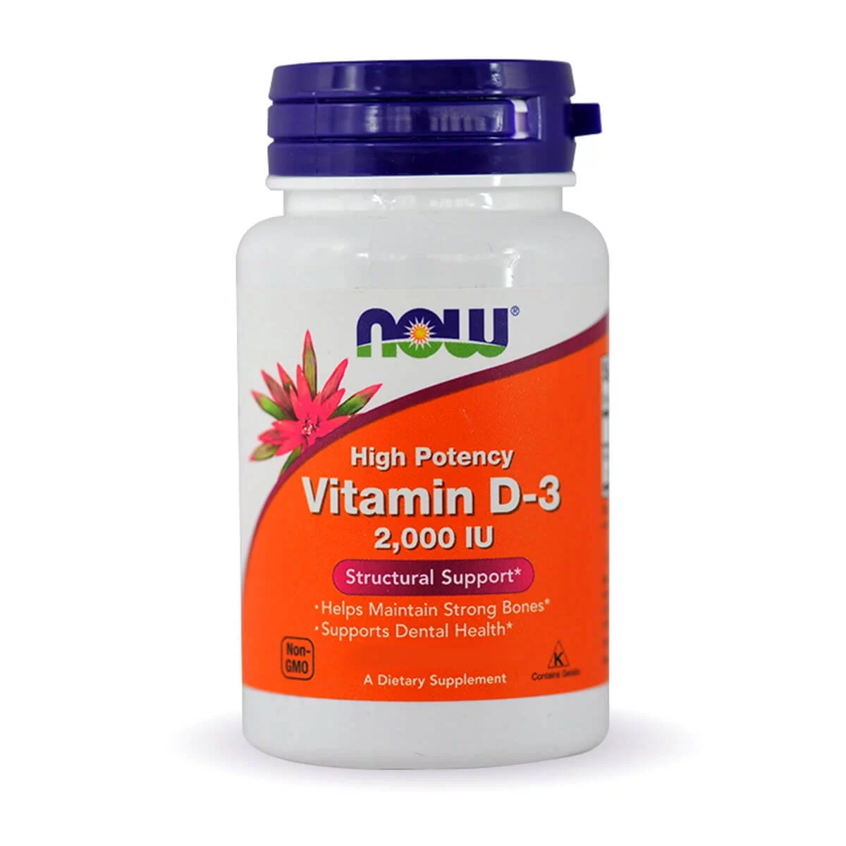 Now Foods Witamina D-3 2.000 IU 120 softgels - suplement diety USA