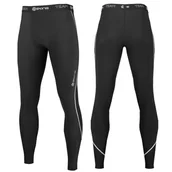 Spodnie narciarskie - Bielizna Termoaktywna Męska Spodnie Legginsy TSMLF100 SKINS Czarna XXL - miniaturka - grafika 1