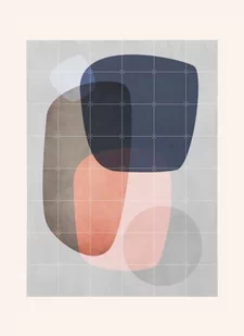 Ixxi Puzzle Na Ścianę Graphic 189 C orange - Obrazy i zdjęcia na płótnie - miniaturka - grafika 1