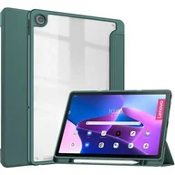 Etui do tabletów - Bizon Etui Case Tab Clear Matt do Lenovo Tab M10 Plus Gen 3, ciemnozielone - miniaturka - grafika 1