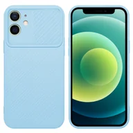 Etui i futerały do telefonów - Pokrowiec Do Apple iPhone 12 MINI Etui w Bonbon Jasnoniebieska Obudowa Case Cover Ochrona kamery Cadorabo - miniaturka - grafika 1