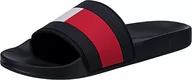 Klapki i japonki męskie - Tommy Hilfiger Męskie klapki japonki, Essential Flag Basen, niebieskie, 6,5 UK, NIEBIESKI, 40 EU - miniaturka - grafika 1