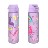 Butelki filtrujące - ION8 Fioletowa butelka na wodę w jednorożce 500 ml - miniaturka - grafika 1