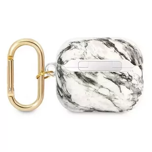 Guess GUA3HCHMAG AirPods 3 cover szary/grey Marble Strap Collection - Akcesoria do słuchawek - miniaturka - grafika 2