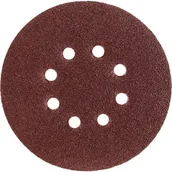 Materiały ścierne - Krążek ścierny na rzep z otworami 150 mm P 60 zestaw 5 szt. Drel - miniaturka - grafika 1