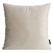 Poszewki na poduszki - Euro Firany Poszewka Eurofirany Velvet Eliza Beżowy 45x45 1217018 - miniaturka - grafika 1
