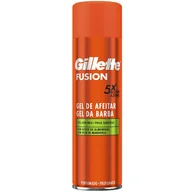 Kosmetyki do golenia - Gillette Fusion żel do golenia dla skóry wrażliwej 200ml - miniaturka - grafika 1