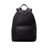 Plecaki - Plecak unisex Calvin Klein Coated Campus Bp Angled40 duży czarny miejski - miniaturka - grafika 1