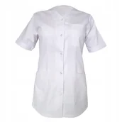 Odzież medyczna - Żakiet medyczny damski biały fartuch lekarski 34 - miniaturka - grafika 1