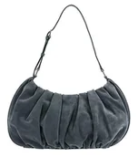 Torebki damskie - Mandarina Duck Velvet Plisse Hobo, Kobieta, London Fog - miniaturka - grafika 1