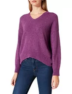 Bluzy damskie - BOSS Damska bluza z kapturem C_franelle_so, Fioletowy, S - miniaturka - grafika 1