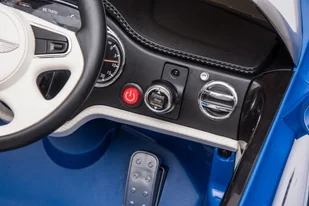 Auto Na Akumulator Bentley Mulsanne Niebieski Lakierowany - Tory, garaże, parkingi - miniaturka - grafika 14