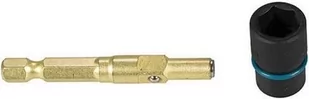 NASADKA 9.6*61MM Z WYMIENNYM UCHWYTEM 1/4' HEX - Klucze i nasadki - miniaturka - grafika 1