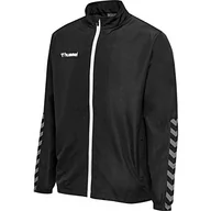 Kurtki i płaszcze dla chłopców - Hummel hmlAUTHENTIC KIDS MICRO JACKET kurtka chłopięca, czarna/biała, 152 - miniaturka - grafika 1