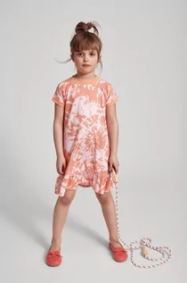 Sukienki - Reima Reima sukienka dziecięca Tuulonen kolor pomarańczowy mini oversize - grafika 1