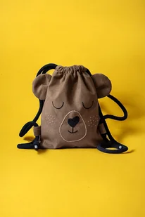 Mały brązowy miś plecak worek - Plecaki worki - miniaturka - grafika 1