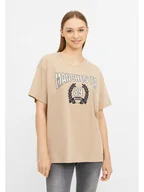 Koszulki i topy damskie - Bench Koszulka "Mora" w kolorze beżowym - miniaturka - grafika 1