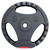 Obciążenia - Gorilla Sports 15 kg Obciążenie Grip Winylowe (100548-00007-0020) - miniaturka - grafika 1