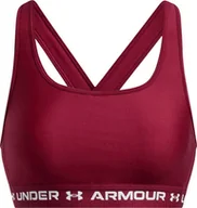 Bielizna sportowa damska - Under Armour Stanik sportowy Under Armour bordowy Armour Mid Crossback XS - miniaturka - grafika 1