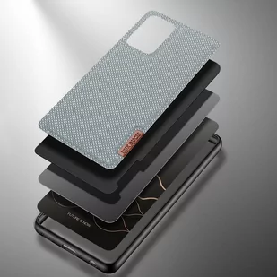 Dux Ducis Fino etui pokrowiec pokryty nylonowym materiałem Samsung Galaxy A72 4G szary - Etui i futerały do telefonów - miniaturka - grafika 3