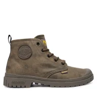 Botki damskie - Trapery Palladium Pampa Sp20 Hi Wax 74388-213-M Brązowy - miniaturka - grafika 1