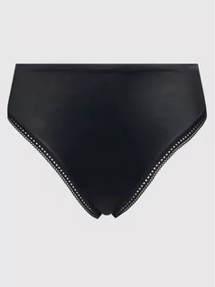 Majtki damskie - Calvin Klein Underwear Stringi 000QF4480E Czarny - grafika 1