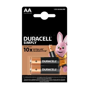 Bateria Duracell AA LR6 Blister 2 szt. - Baterie i akcesoria - miniaturka - grafika 1