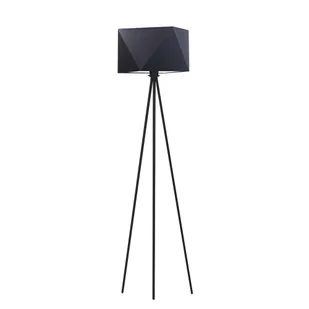 Czarna lampa podłogowa trójnogu loft KANTON - Lampy stojące - miniaturka - grafika 1